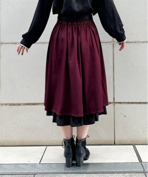 axes femme（アクシーズファム）の「チャイナ刺繍ジップ付