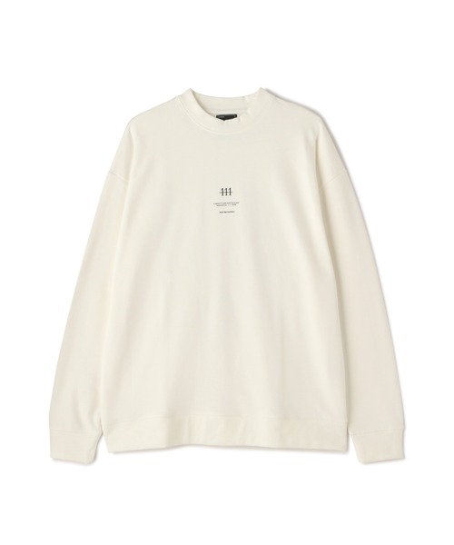 A4A（エーフォーエー）の「【WEB&DEPOT限定】/A4A/エーフォーエー/PAINT SWEAT CREWNECK/ペイントスウェットクルーネック（スウェット・レディース・ホワイト/ブラック・L/M）」の3枚目の写真