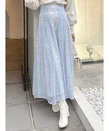 MERCURYDUO | パネルレースフレアスカート(スカート)