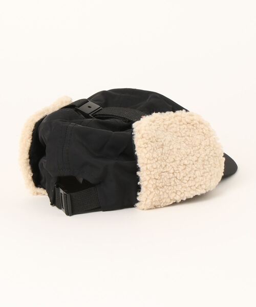 GRIN BUDDY(グリンバディ)の「【GRIN BUDDY / グリンバディ】【キッズ】2wayボア耳付きキャップ / Hike Boa Ear Cap(キャップ・キッズ・ブラック/キャメル/ベージュ・56/52/54)」の4枚目の写真