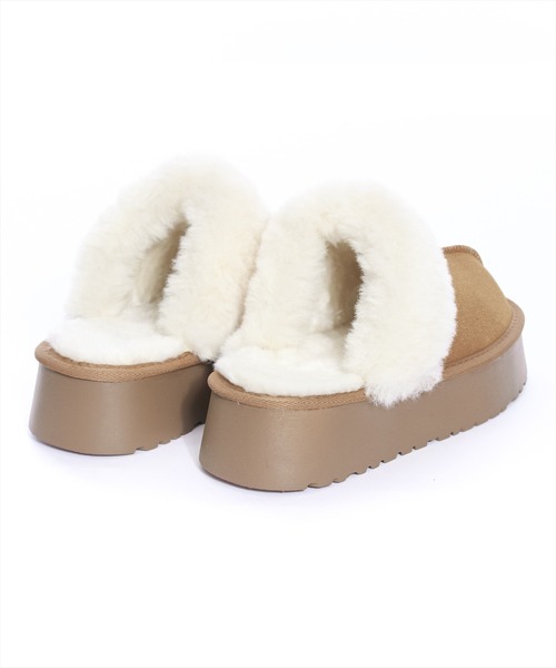 clear（クリア）の「ムートンスリッパ（スリッポン・レディース・キャメル・M/L）」の9枚目の写真