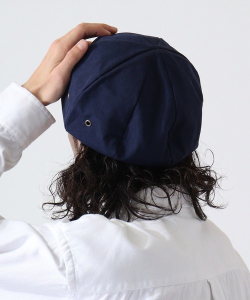 Fabulous(ファビュラス)の「fabulous ミリタリーベレー(ハンチング/ベレー帽・メンズ・カーキ/ネイビー・FREE)」の5枚目の写真