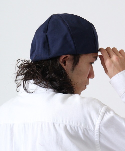 Fabulous(ファビュラス)の「fabulous ミリタリーベレー(ハンチング/ベレー帽・メンズ・カーキ/ネイビー・FREE)」の4枚目の写真