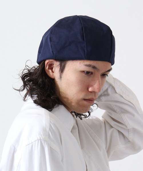 Fabulous(ファビュラス)の「fabulous ミリタリーベレー(ハンチング/ベレー帽・メンズ・カーキ/ネイビー・FREE)」の3枚目の写真