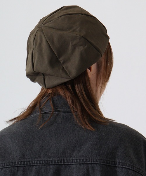 Fabulous(ファビュラス)の「fabulous ミリタリーベレー(ハンチング/ベレー帽・メンズ・カーキ/ネイビー・FREE)」の7枚目の写真