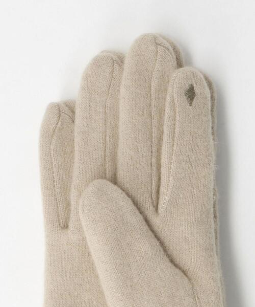 BEAUTY&YOUTH UNITED ARROWS（ビューティーアンドユースユナイテッドアローズ）の「ジャージー リブ グローブ  -スマートフォン対応-（手袋・レディース・ブラック/ベージュ/グレー・FREE）」の12枚目の写真