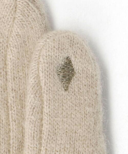 BEAUTY&YOUTH UNITED ARROWS（ビューティーアンドユースユナイテッドアローズ）の「ジャージー リブ グローブ  -スマートフォン対応-（手袋・レディース・ブラック/ベージュ/グレー・FREE）」の14枚目の写真