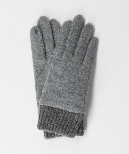BEAUTY&YOUTH UNITED ARROWS（ビューティーアンドユースユナイテッドアローズ）の「ジャージー リブ グローブ  -スマートフォン対応-（手袋・レディース・ブラック/ベージュ/グレー・FREE）」の17枚目の写真
