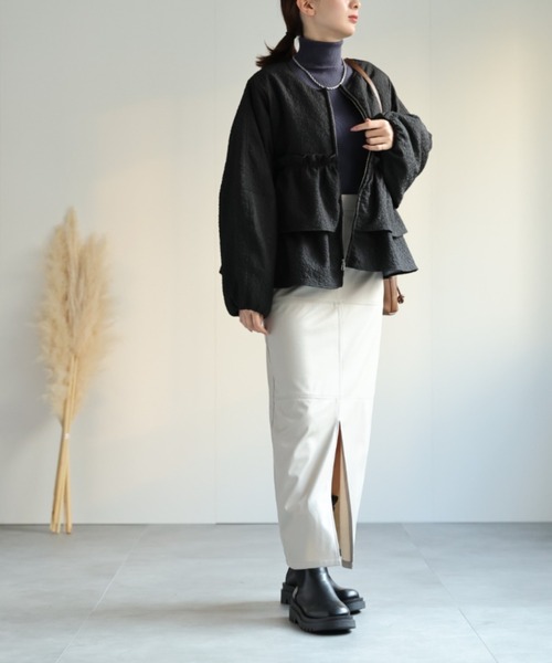 model：162cm 着用サイズ：F