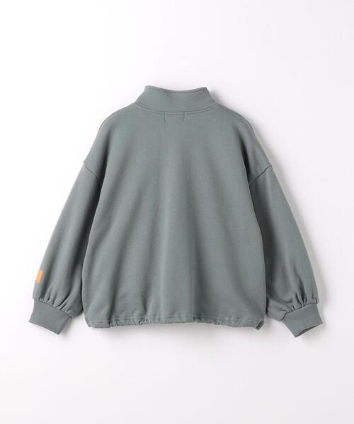 UNIVERSAL OVERALL（ユニバーサルオーバーオール）の「【別注】＜UNIVERSAL OVERALL＞TJ アノラック プルオーバー 100cm-130cm（スウェット・キッズ・ライトグレー/ダークグリーン・XS(100-110cm)/S(120-130cm)）」の19枚目の写真