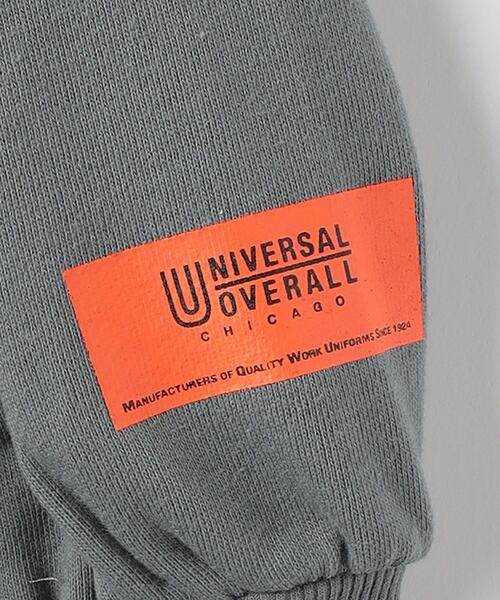 UNIVERSAL OVERALL（ユニバーサルオーバーオール）の「【別注】＜UNIVERSAL OVERALL＞TJ アノラック プルオーバー 100cm-130cm（スウェット・キッズ・ライトグレー/ダークグリーン・XS(100-110cm)/S(120-130cm)）」の13枚目の写真