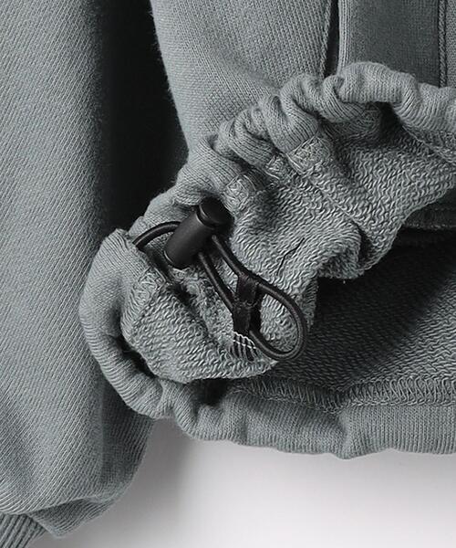 UNIVERSAL OVERALL（ユニバーサルオーバーオール）の「【別注】＜UNIVERSAL OVERALL＞TJ アノラック プルオーバー 100cm-130cm（スウェット・キッズ・ライトグレー/ダークグリーン・XS(100-110cm)/S(120-130cm)）」の20枚目の写真