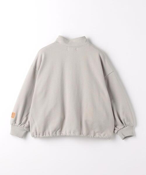 UNIVERSAL OVERALL（ユニバーサルオーバーオール）の「【別注】＜UNIVERSAL OVERALL＞TJ アノラック プルオーバー 100cm-130cm（スウェット・キッズ・ライトグレー/ダークグリーン・XS(100-110cm)/S(120-130cm)）」の16枚目の写真