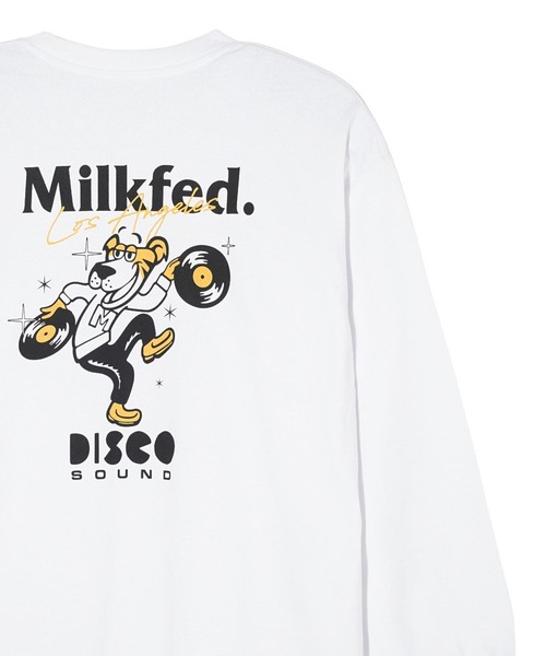 MILKFED.（ミルクフェド）の「DISCO TIGER L/S TEE（Tシャツ/カットソー・レディース・チャコール/ライトイエロー/ホワイト・M/L）」の2枚目の写真