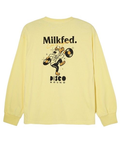 MILKFED.（ミルクフェド）の「DISCO TIGER L/S TEE（Tシャツ/カットソー・レディース・チャコール/ライトイエロー/ホワイト・M/L）」の7枚目の写真