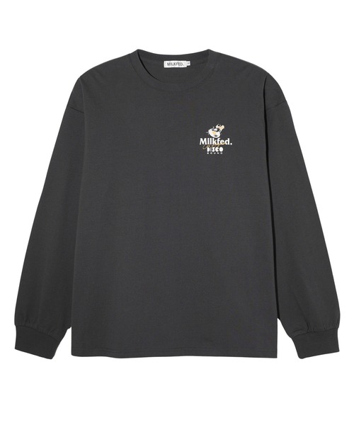 MILKFED.（ミルクフェド）の「DISCO TIGER L/S TEE（Tシャツ/カットソー・レディース・チャコール/ライトイエロー/ホワイト・M/L）」の4枚目の写真