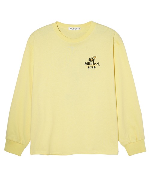 MILKFED.（ミルクフェド）の「DISCO TIGER L/S TEE（Tシャツ/カットソー・レディース・チャコール/ライトイエロー/ホワイト・M/L）」の6枚目の写真