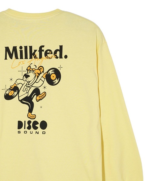 MILKFED.（ミルクフェド）の「DISCO TIGER L/S TEE（Tシャツ/カットソー・レディース・チャコール/ライトイエロー/ホワイト・M/L）」の17枚目の写真
