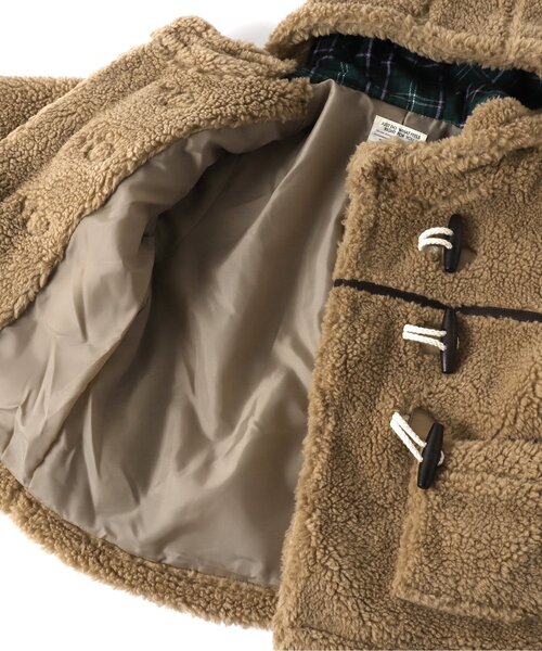 BREEZE（ブリーズ）の「ボアダッフルコート（ダッフルコート・キッズ・ベージュ・90/80/120/130/100/110/140）」の5枚目の写真