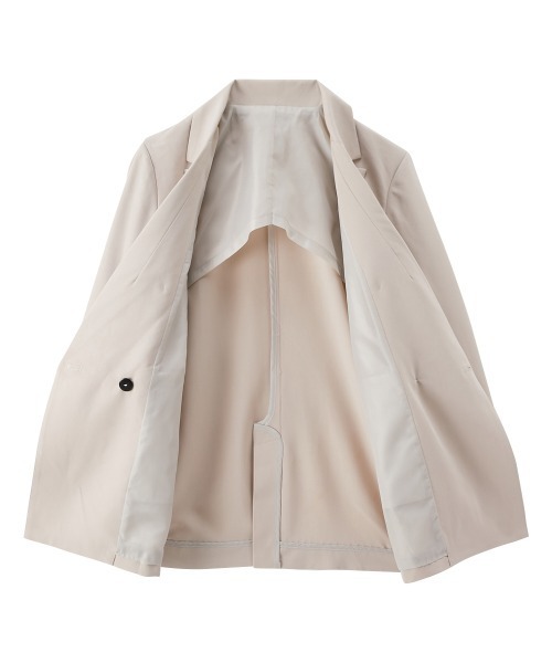 sail（サイル）の「【販売終了】【sail】テーラードジャケット　（セットアップ対応）小柄さん向け【低身長・小柄女性向けサイズ】（テーラードジャケット・レディース・ベージュ/ネイビー・PS(XS－S)/PS）」の22枚目の写真