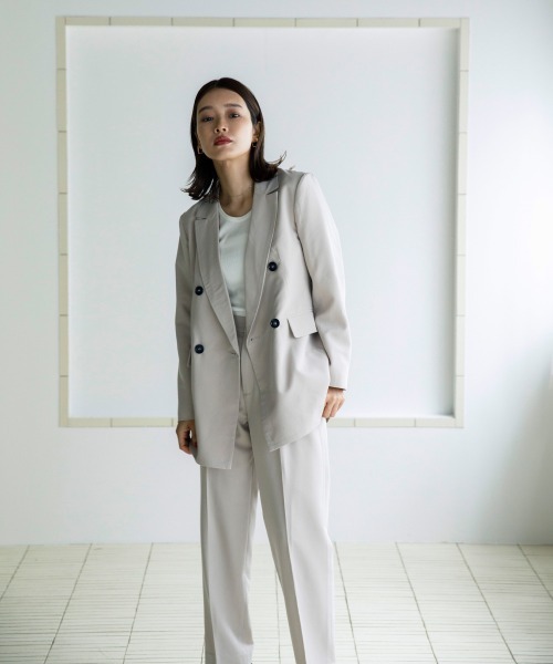 sail（サイル）の「【販売終了】【sail】テーラードジャケット　（セットアップ対応）小柄さん向け【低身長・小柄女性向けサイズ】（テーラードジャケット・レディース・ベージュ/ネイビー・PS(XS－S)/PS）」の13枚目の写真