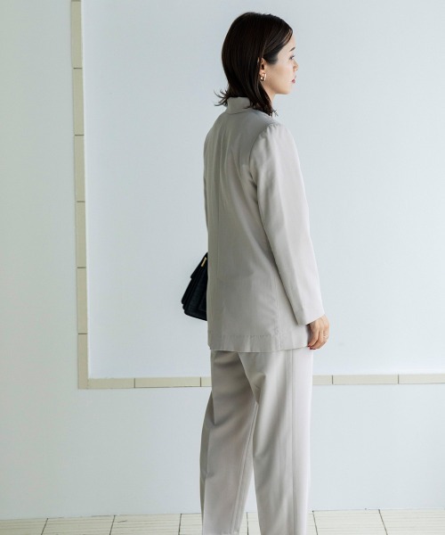 sail（サイル）の「【販売終了】【sail】テーラードジャケット　（セットアップ対応）小柄さん向け【低身長・小柄女性向けサイズ】（テーラードジャケット・レディース・ベージュ/ネイビー・PS(XS－S)/PS）」の14枚目の写真