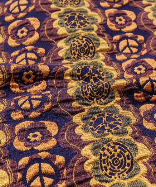 SASQUATCHfabrix.（サスクワァッチファブリックス）の「Sasquatchfabrix./サスクワッチファブリックス/COVERALL “FLOWER & PEACE" 23AW-JKM-003（カバーオール・メンズ・ネイビー/ブラウン・L）」の13枚目の写真