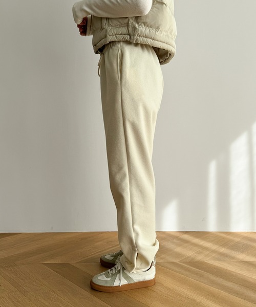 CANAL JEAN（キャナルジーン）の「RED CHOP WORKS　裾ボタンイージーパンツ（その他パンツ・レディース・キナリ/ブラック・36/38）」の14枚目の写真