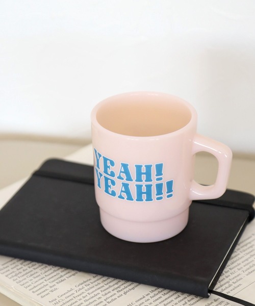 BAYFLOW（ベイフロー）の「[スタッキング収納可能]BFミルクタイポマグ（グラス/マグカップ/タンブラー・レディース・ライトグリーン/ピンク/ブルー/ホワイト/パープル/グリーン・0）」の6枚目の写真