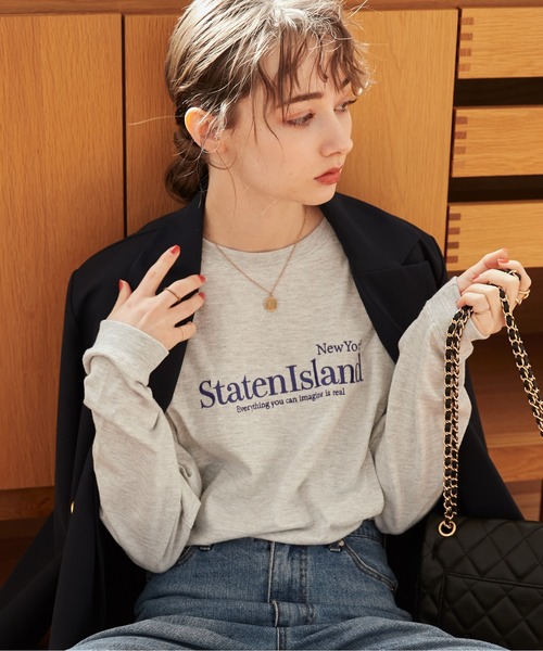 ANELA TOKYOロゴロングt スリーブロゴ ロングスリーブTシャツ – EGOZARU ONLINE STORE