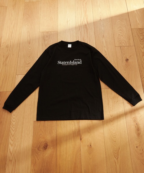 セール】オーバーサイズ ロゴ 刺繍 ロンT（Tシャツ/カットソー