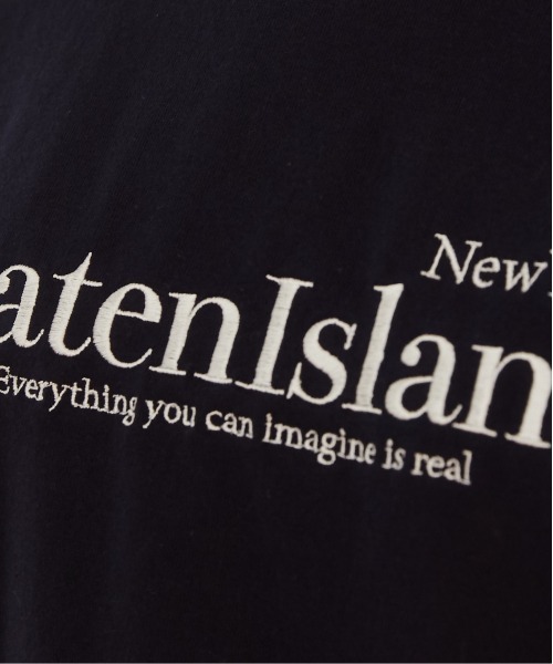 ANGIE（アンジー）の「オーバーサイズ ロゴ 刺繍 ロンT（Tシャツ