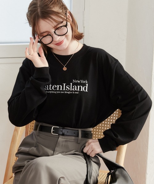 【新品タグ付き】CULLNI ロゴ刺繍 オーバーサイズロンT サイズ2 新品タグ付き】CULLNI ロゴ刺繍 オーバーサイズロンT サイズ2