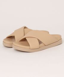 【FABIO RUSCONI】クロスベルトフットベッドサンダル(F42104)