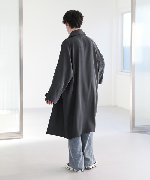 極美品　【23区 lab.】ステンカラードルマンスリーブコート DFFUR. ステンカラーコート コート 高密ステンカラーコート