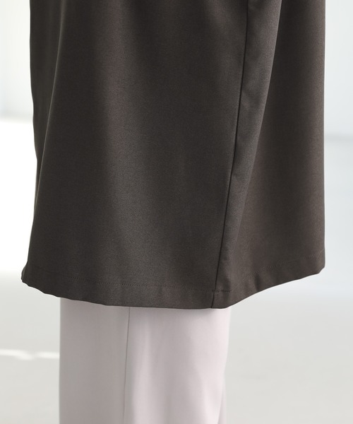 ASTRONOMY（アストロノミー）の「ドレープとろみラグランTRステンカラーコート（ステンカラーコート・メンズ・ブラック/モカ/チャコール/ライトベージュ・L/XL/S/M）」の8枚目の写真