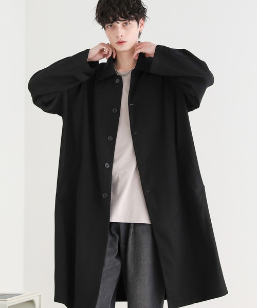 ドレープとろみラグランTRステンカラーコート（ステンカラーコート