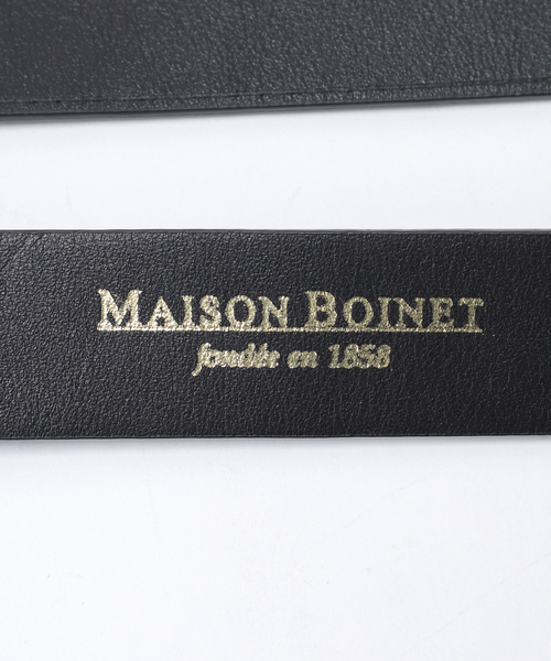 MAISON BOINET/メゾンボワネ】25MM BELT IN NAPPA LEATHER