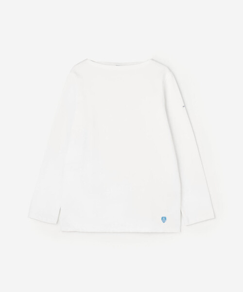 ORCIVAL(オーシバル)の「ORCIVAL | コットンロード フレンチバスクシャツ WOMEN(Tシャツ/カットソー・レディース・アイボリー/ブラック/グレー系その他/ブラウン系その他/ピンク系その他/ブラック系その他/レッド系その他/ホワイト/ブルー系その他/グリーン系その他/グリーン系その他2/ホワイト系その他5・0/1/2)」の2枚目の写真