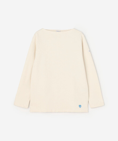 ORCIVAL(オーシバル)の「ORCIVAL | コットンロード フレンチバスクシャツ WOMEN(Tシャツ/カットソー・レディース・アイボリー/ブラック/グレー系その他/ブラウン系その他/ピンク系その他/ブラック系その他/レッド系その他/ホワイト/ブルー系その他/グリーン系その他/グリーン系その他2/ホワイト系その他5・0/1/2)」の3枚目の写真