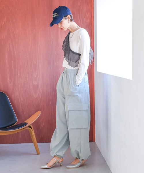 LEPSIM（レプシィム）の「マルチチュール付け襟　103202（付け襟・レディース・ブラック/グレー/アイボリー・ONE SIZE）」の13枚目の写真