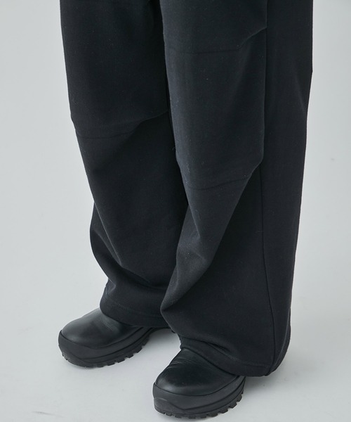 MATSUFUJI(マツフジ)の「【MATSUFUJI/マツフジ】Wide Sweat Pants(スウェットパンツ・メンズ・ブラック/ライトグレー/レッド・2/3)」の10枚目の写真