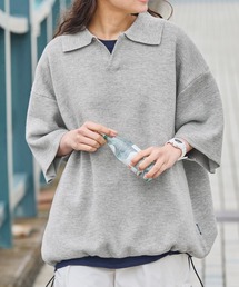 HECT | 【HECT】Milano Rib knit Draw Cord Skipper Polo shirt / ミラノリブニット ドローコードスキッパーポロシャツ(ポロシャツ)