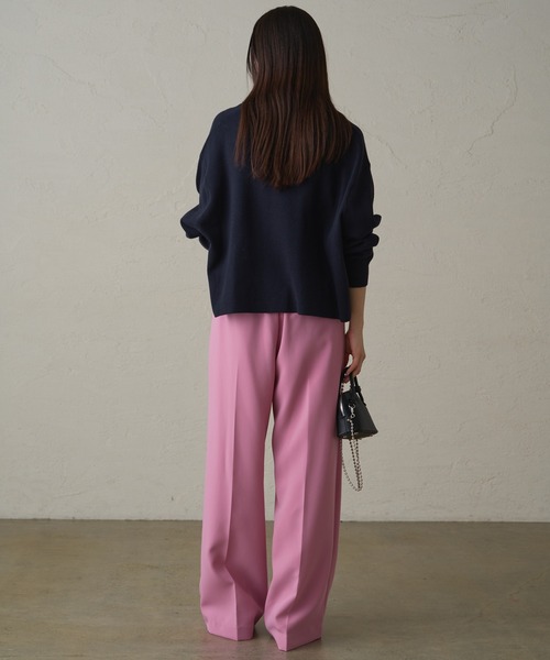 LOUNGEDRESS(ラウンジドレス)の「タックワイドパンツ2(スラックス・レディース・アイボリー/ピンク/ネイビー・SMALL/MEDIUM)」の20枚目の写真
