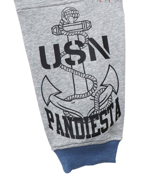PANDIESTA(パンディエスタ)の「前後切替 スウェットパンツ(M2)(スウェットパンツ・メンズ・インディゴブルー/ストライプ/サックスブルー・M/XL/L)」の18枚目の写真