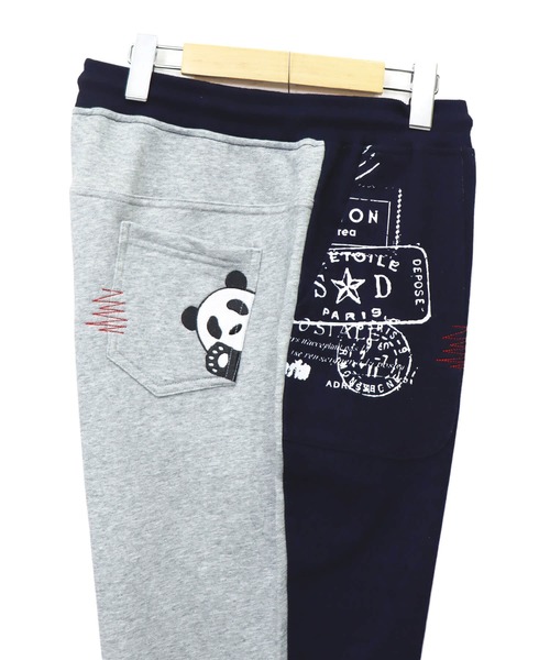 PANDIESTA(パンディエスタ)の「前後切替 スウェットパンツ(M2)(スウェットパンツ・メンズ・インディゴブルー/ストライプ/サックスブルー・M/XL/L)」の10枚目の写真