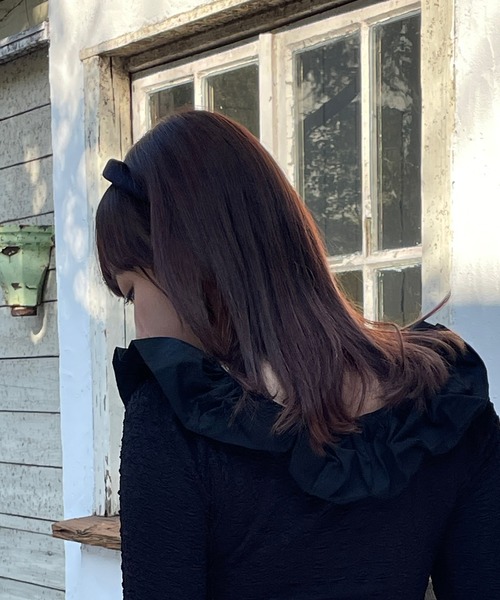 RUBY AND YOU（ルビーアンドユー）の「［select］ベロアカチューシャ（カチューシャ・レディース・ピンク/ブラウン/ホワイト/ブラック・FREE）」の6枚目の写真