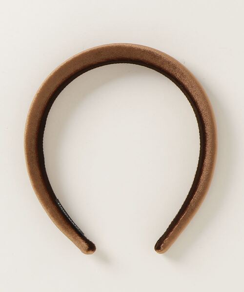 RUBY AND YOU（ルビーアンドユー）の「［select］ベロアカチューシャ（カチューシャ・レディース・ピンク/ブラウン/ホワイト/ブラック・FREE）」の9枚目の写真