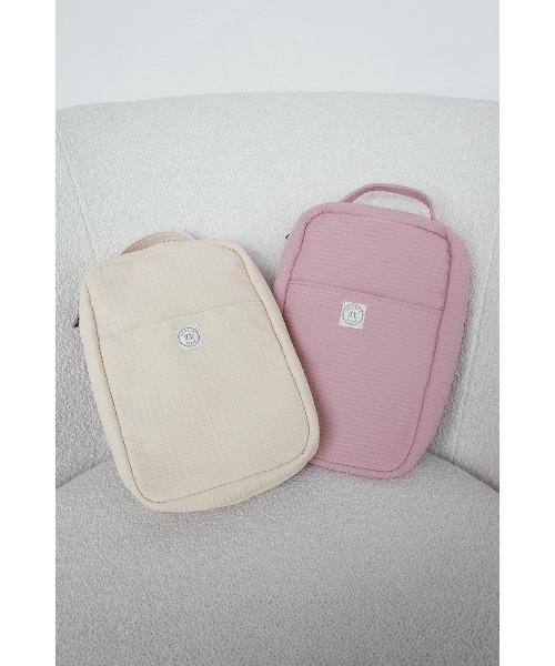 ALEXIA STAM キャリーケース　チャーム　シール　袋　アレクシアスタン Parents Bag Beige | ALEXIA STAM