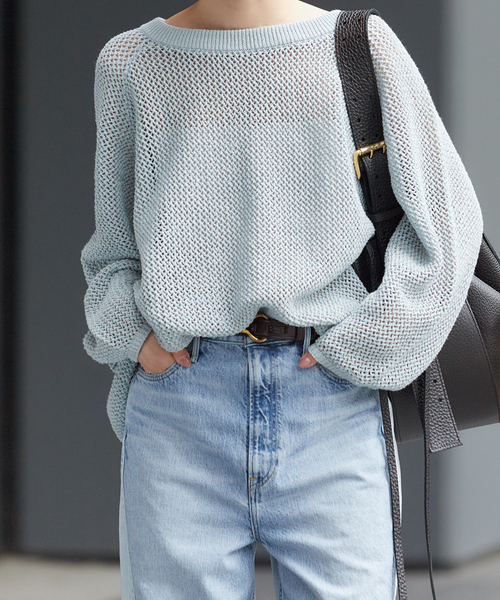 plage（プラージュ）の「Openwork Pattern ニット（ニット